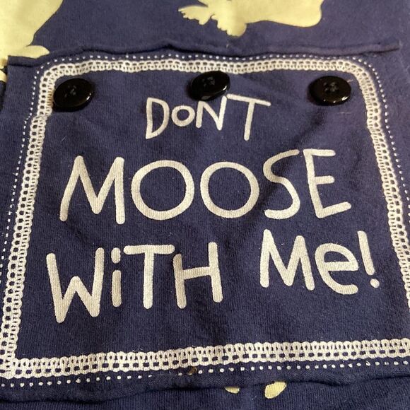 Baby Girls Boys Don't Moose with Me Letter Print Romper Jumpsuits One-Piece - Picture 2 of 7